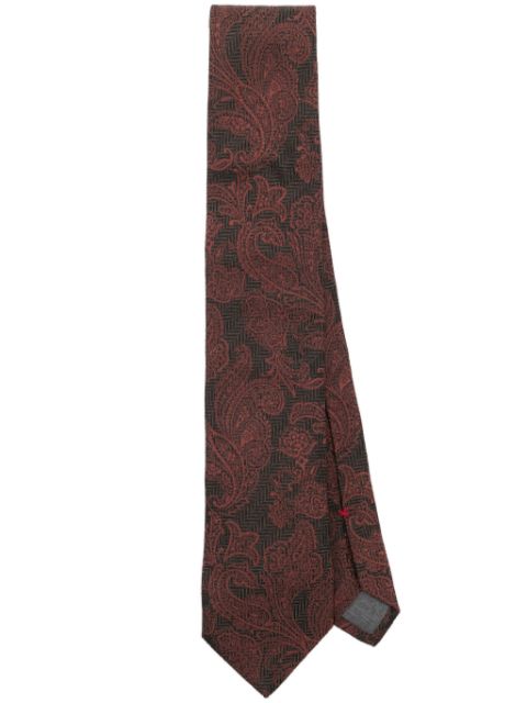 Brunello Cucinelli jacquard tie Men