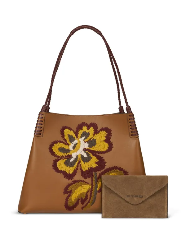 ETRO Medium Libra Tote Bag | Brown | FARFETCH GR