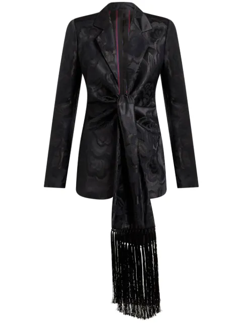 ETRO jacquard scarf jacket