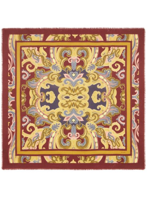 ETRO paisley-print jacquard shawl Women