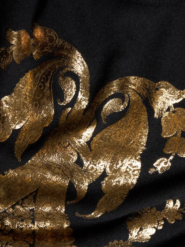ETRO メタリックプリント セーター | ブラック | FARFETCH JP