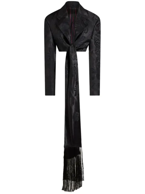 ETRO جاكيت قصير جاكار