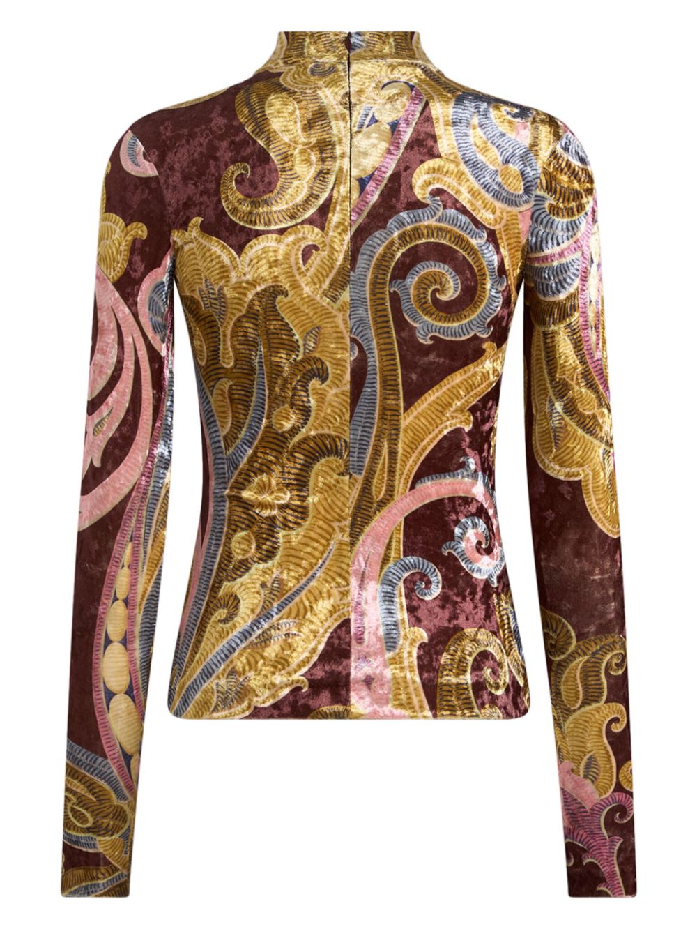 ETRO printed chenille top Women