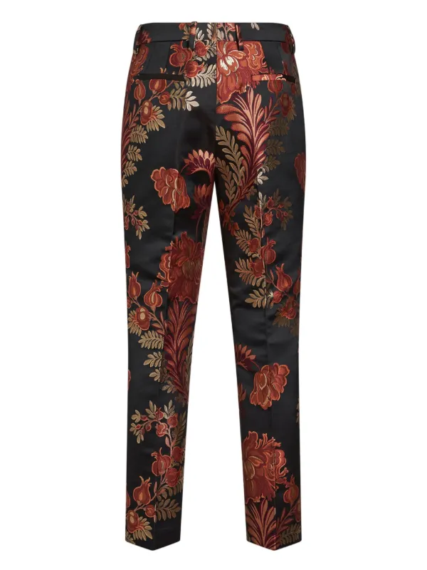 パンツ Etro Tailored Pants ETRO high-waisted Wool Tailored Trousers | Black | FARFETCH UZ
