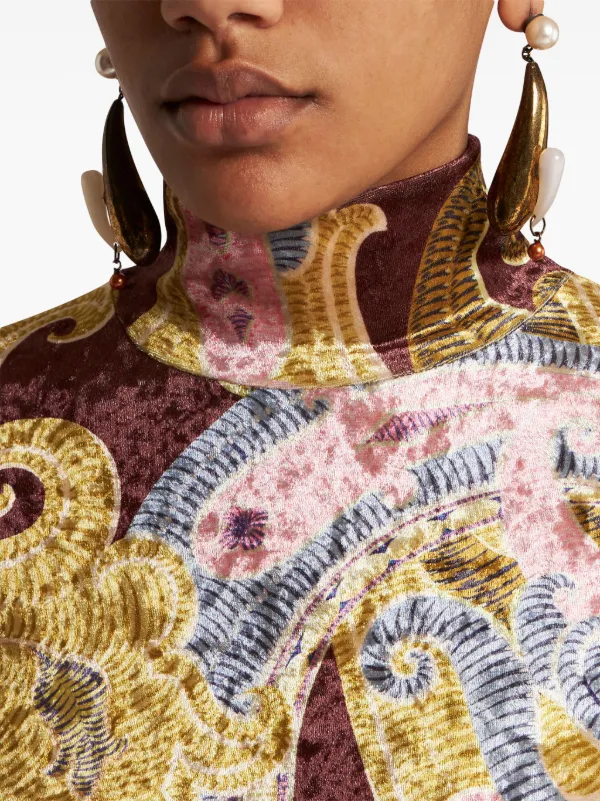 【ETRO】ドロップ ピアス/送料込 ETRO ドロップピアス | ブラウン | FARFETCH JP