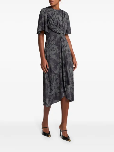 ETRO abstract-pattern midi dress WRHA022699SA471 - 1