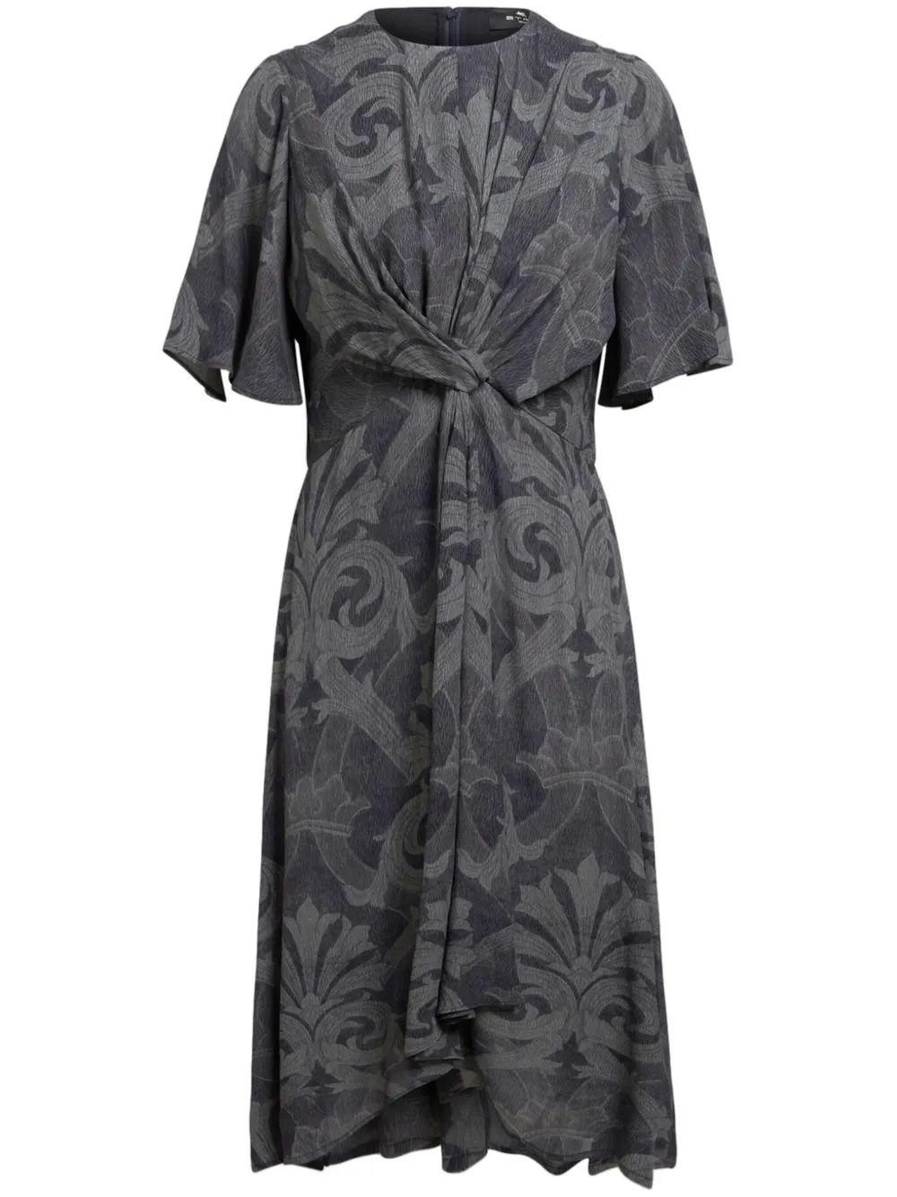 ETRO Midi-jurk met patroon Grijs