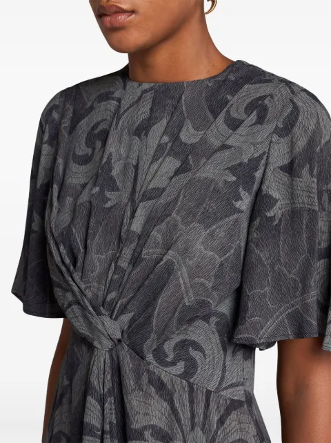 ETRO abstract-pattern midi dress WRHA022699SA471 - 3