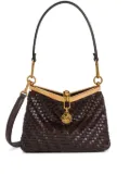 ETRO small Vela woven shoulder bag - Brown