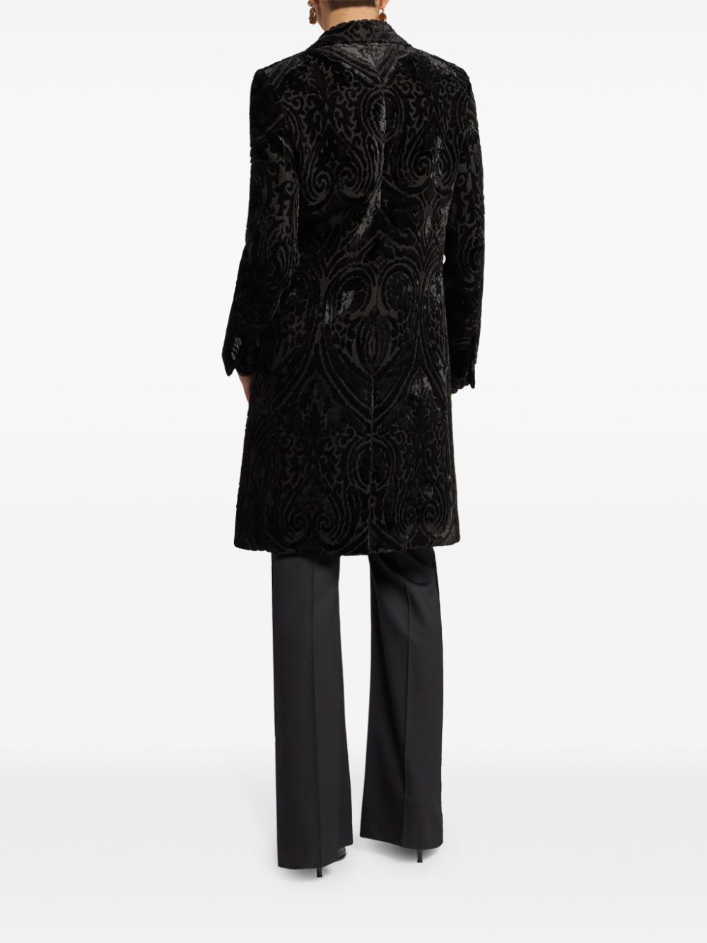 ETRO velvet jacquard coat Women