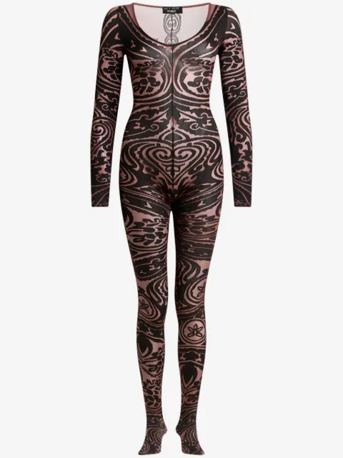 ETRO Paisley Tattoo bodysuit
