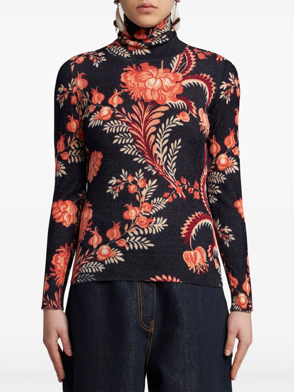 Affordable ETRO floral-print jumper Women