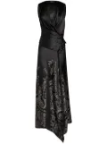 ETRO jacquard silk maxi dress - Black