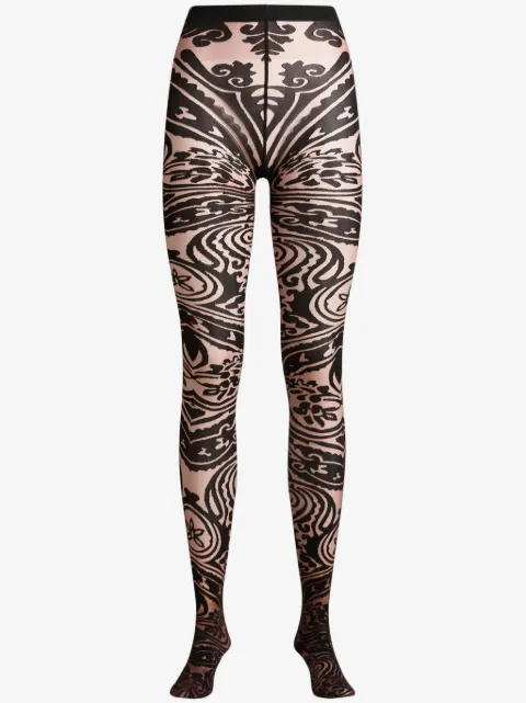 ETRO Paisley Tattoo tights