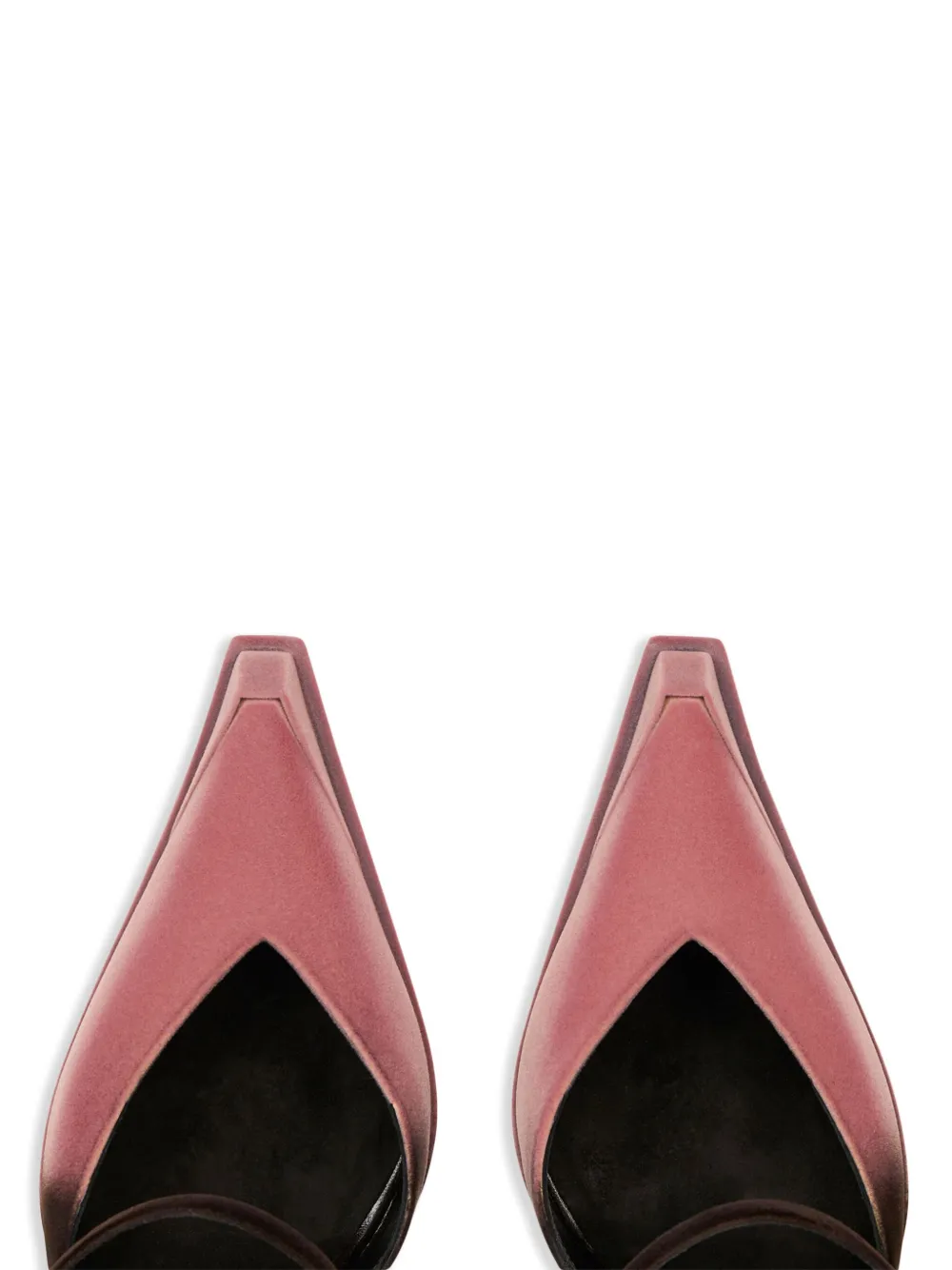 Etro Pumps Aus Leder Und Samt In Rosa