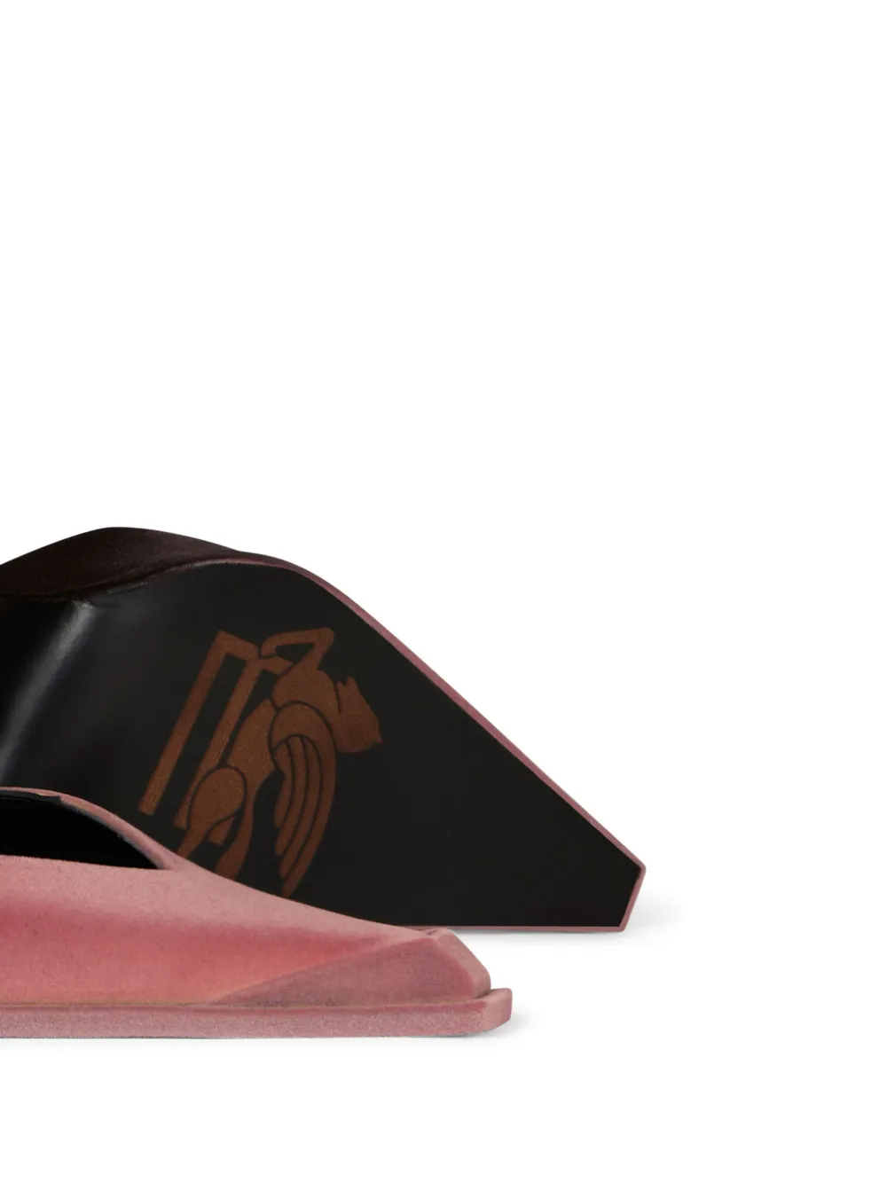 Etro Pumps Aus Leder Und Samt In Rosa
