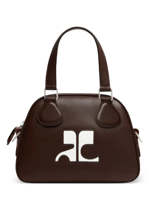 Courreges Mini Reedition Bowling Bag Brown FARFETCH ID