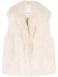 Nanushka faux-fur vest - White