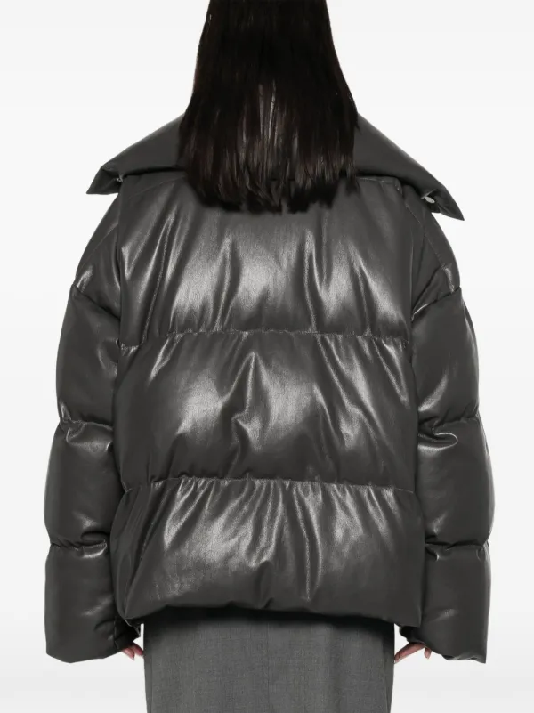 アウターその他 NANUSHKA Women Outer NW24FWOW31669 MIDNIGHTGREEN GREY Nanushka Re:Down® Puffer Jacket | Grey | FARFETCH