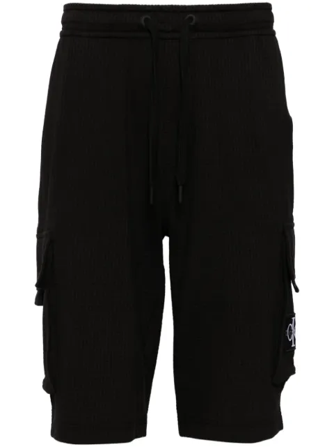 Calvin Klein logo badge sweatshorts