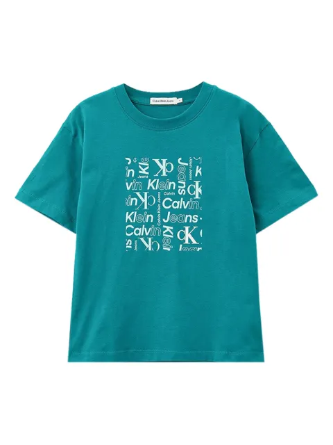 Calvin Klein Kids logo print T-shirt
