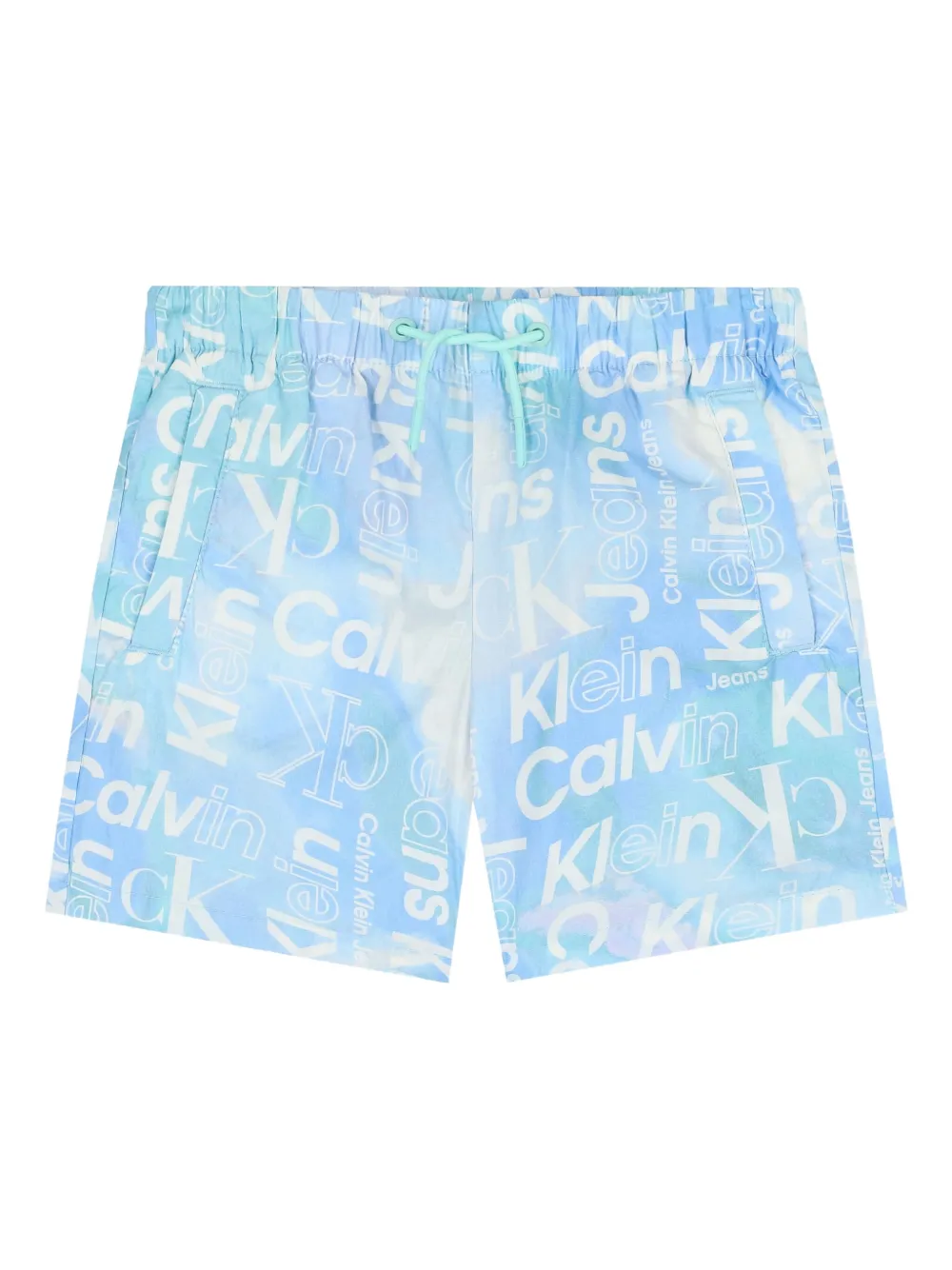 Calvin Klein Kids' Serenity Shorts In Blue