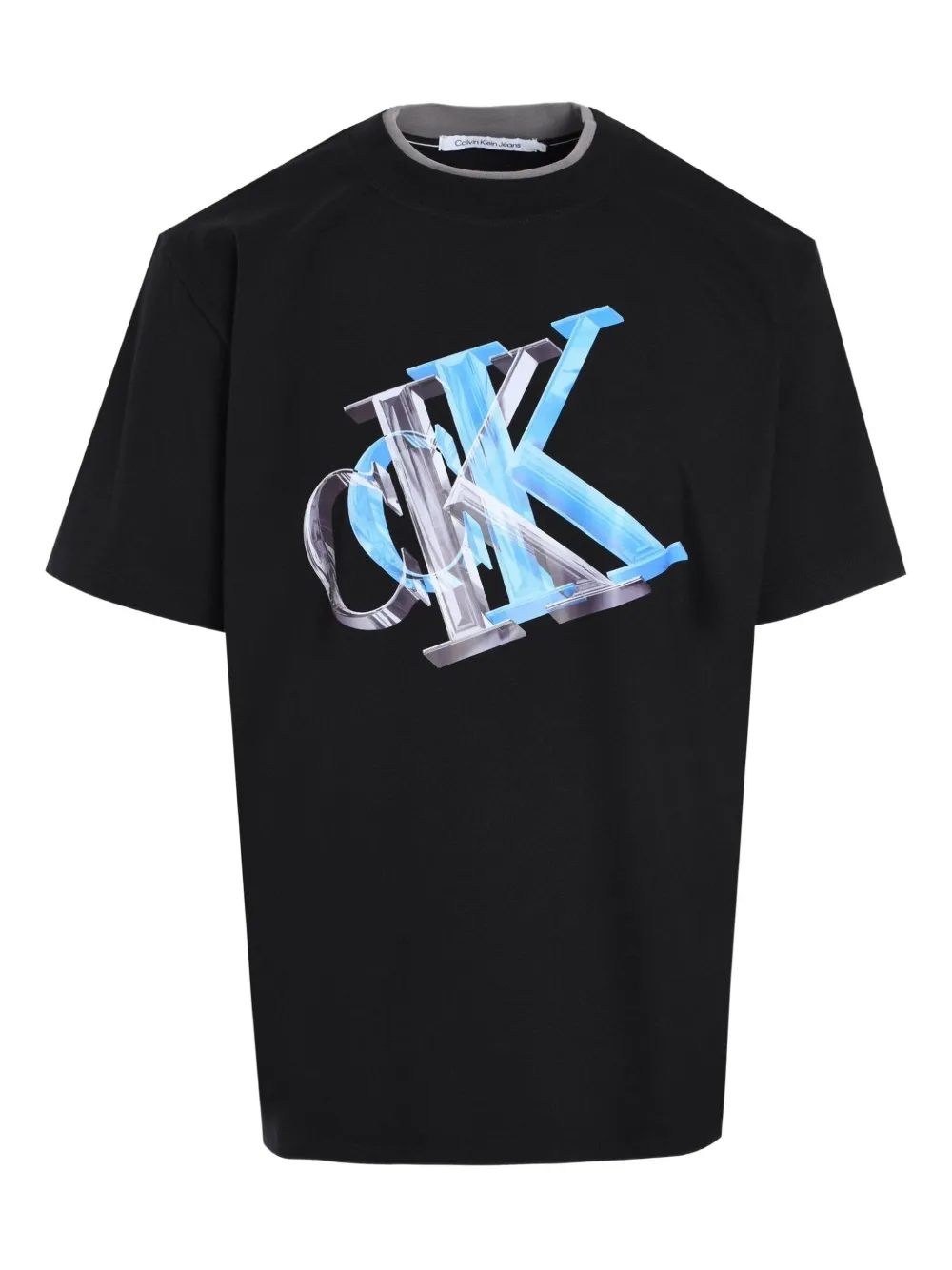 Calvin Klein playera 3D Monogram Tee | negro | Image 1