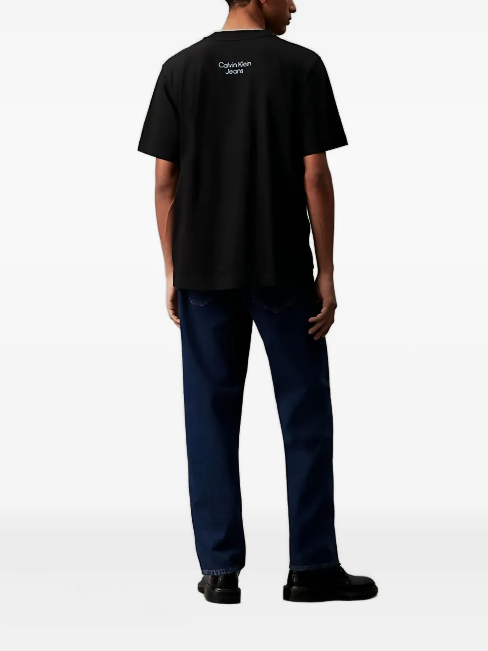 Calvin Klein 3D Monogram Tee T-shirt Zwart