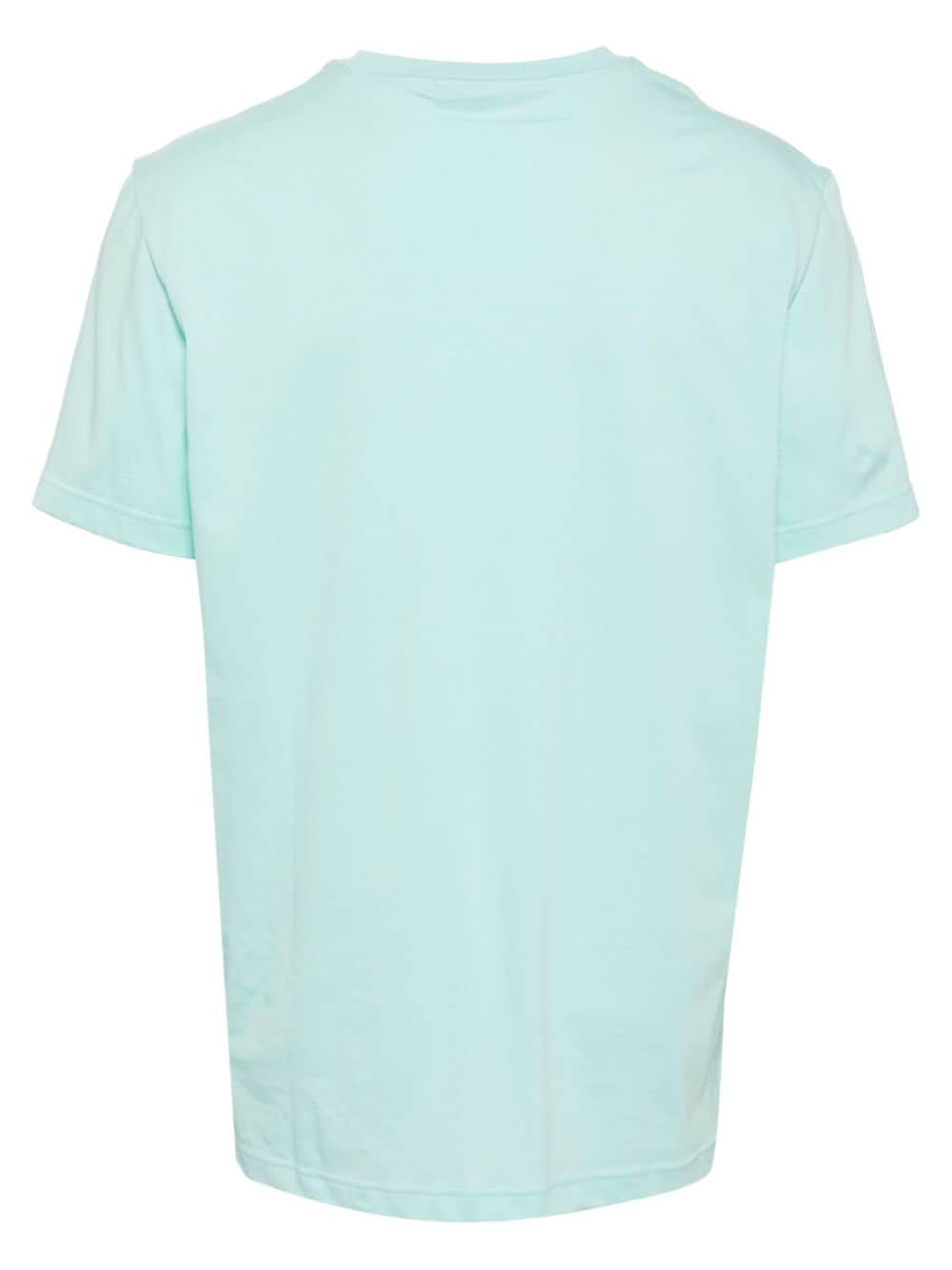 Shop Calvin Klein Logo-printed T-shirt In Green