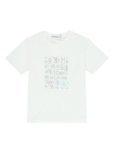 Calvin Klein Kids logo print T-shirt