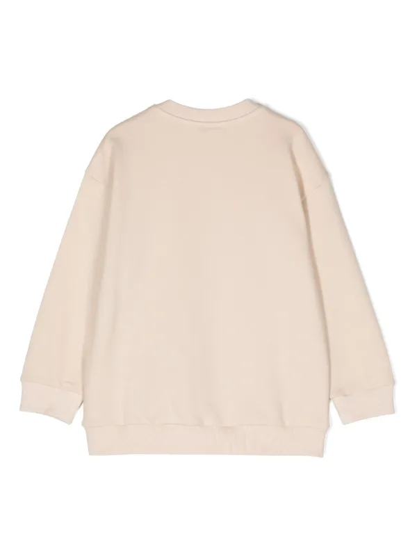 Fendi Kids graphic-print Sweatshirt | Neutrals | FARFETCH