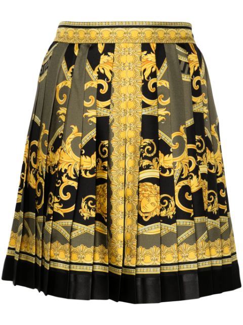 Versace La Coupe des Dieux silk pleated skirt