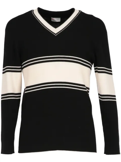 Valentino Garavani Pre-Owned pull à rayures (années 2000)
