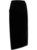 ETRO velvet midi skirt - Black