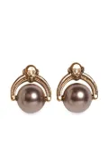 ETRO Monkey pearl earrings - Gold