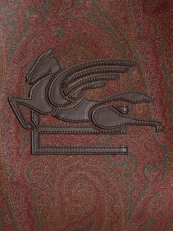 ETRO Medium Paisley Libra Tote Bag | Brown | FARFETCH CA