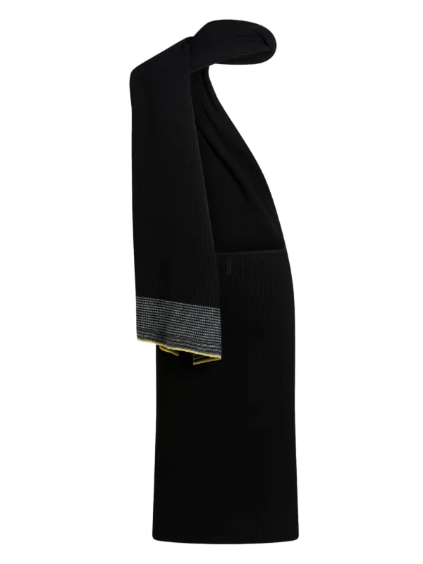 ETRO ribbed-knit Midi Dress | Black | FARFETCH HK