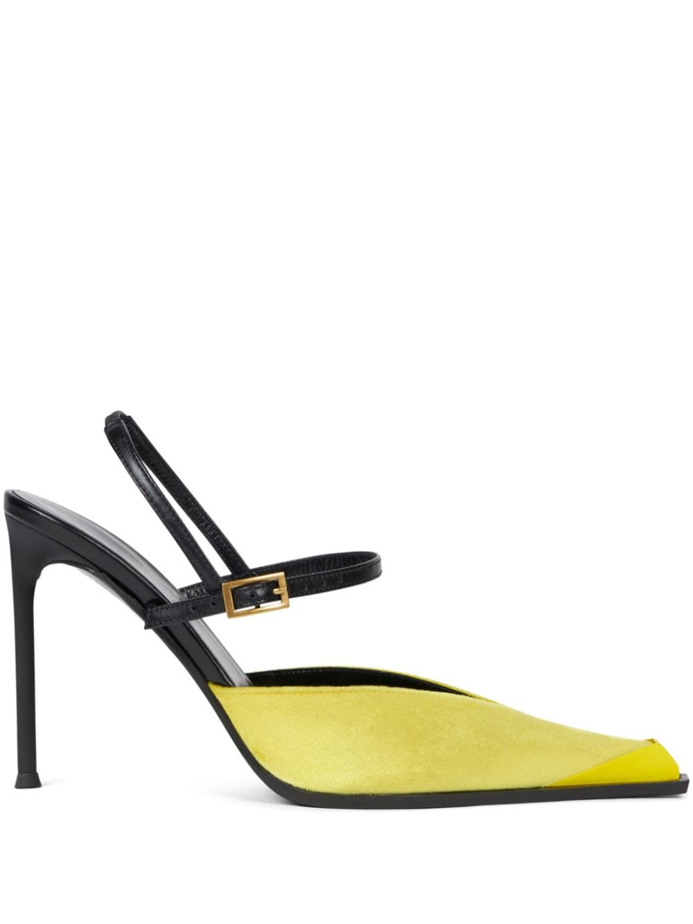 ETRO velvet buckled pumps - Giallo