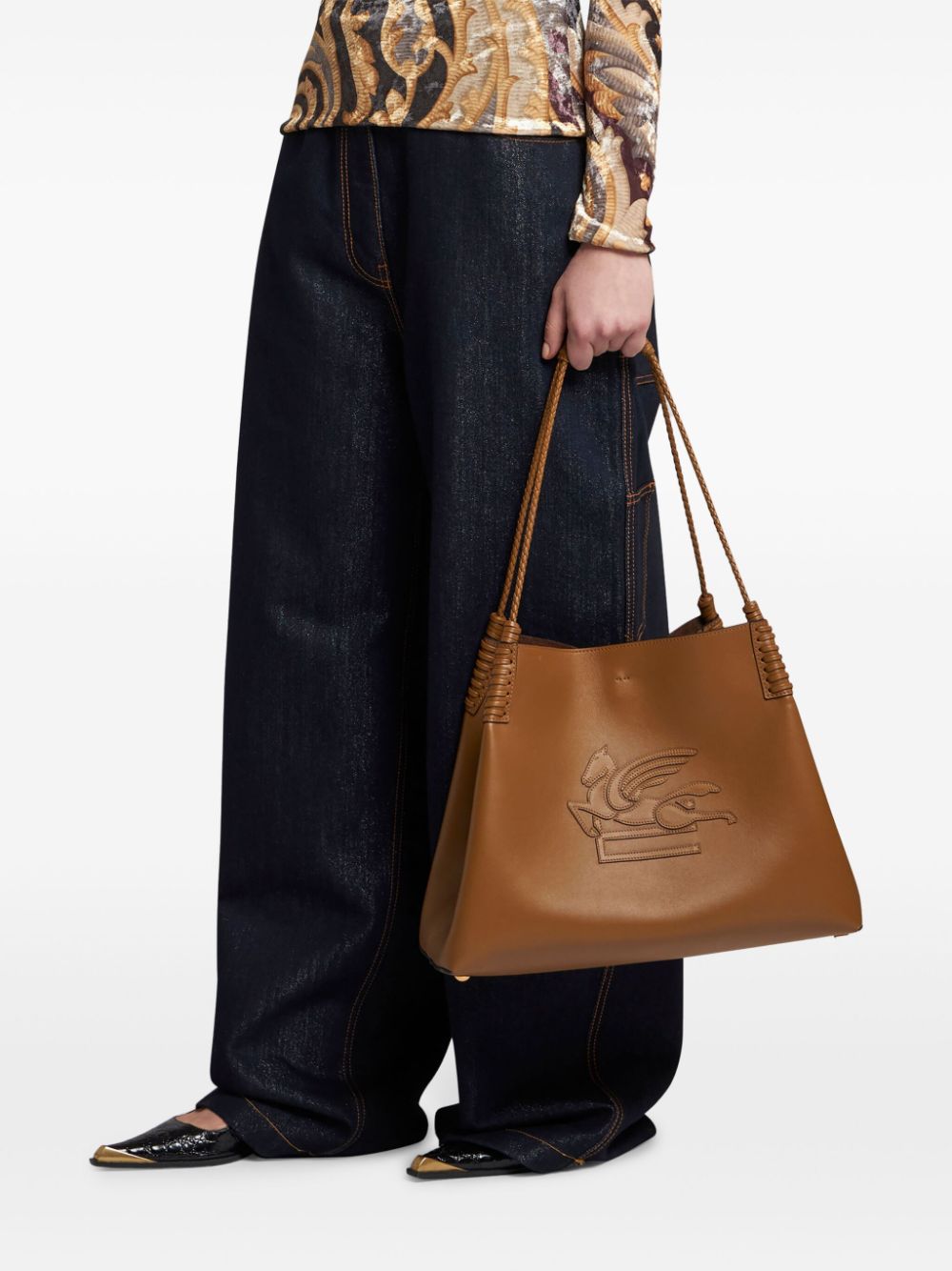 ETRO Libra medium shopper - Bruin