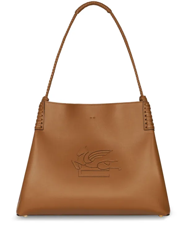 トートバッグ ETRO LIBRA MEDIUM TOTE BAG IN SMOOTH LEATHER Libra Medium leather tote bag in black - Etro | Mytheresa