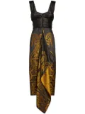 ETRO jacquard midi dress - Black