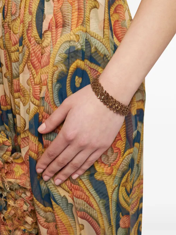 ETRO ロゴ ブレスレット | ゴールドトーン | FARFETCH JP