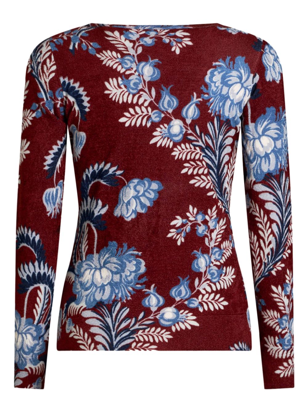 ETRO floral-print knitted top Women