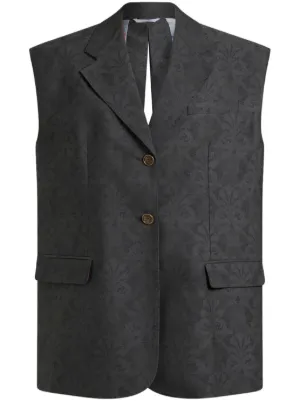 ベスト・ジレ Etro Embroidered Wool Blend Vest ETRO(エトロ) ベスト・ジレ(メンズ) - 海外通販のBUYMA