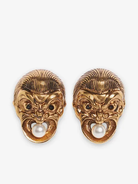 ETRO Masks pearl earrings