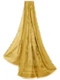 ETRO patterned-jacquard scarf - Yellow