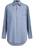 ETRO jacquard shirt - Blue