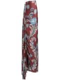 ETRO printed maxi skirt - Red