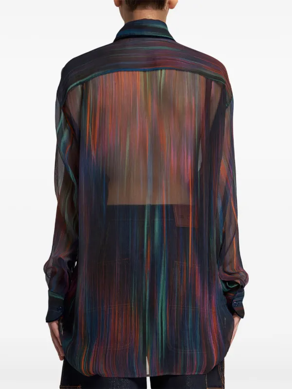 ETRO プリント シャーリング シャツ | ブラック | FARFETCH JP