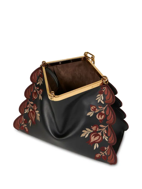 【★日本未入荷★】ETRO ☆ ミディアム VELA バッグ ETRO Medium Embroidered Vela Shoulder Bag | Black | FARFETCH